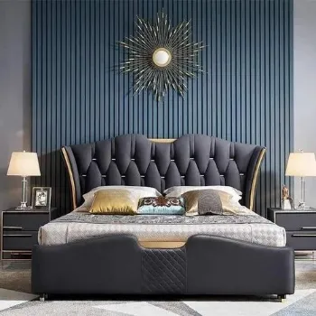 Modern Leather Bed