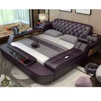 Alluring Design Leather Bed