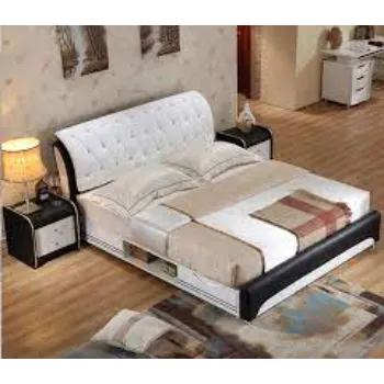 Fully Assembled Leather Bed