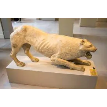 Marble Lion Statue