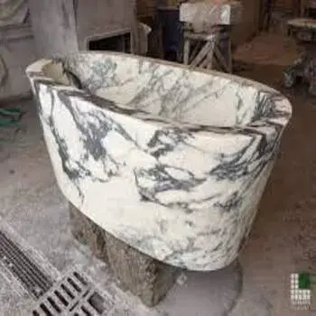 Printed, Marble Bath Tub