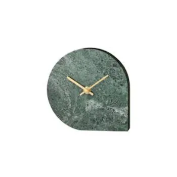  Aytm Stilla Marble Clock Forest