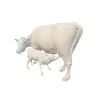  Charolais cattle Statue