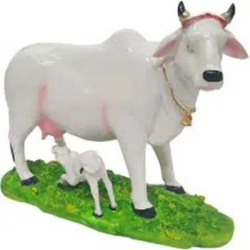 Kamadhenu Marble Cow Statue