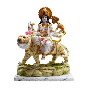 Fazerzone Marble Durga Statue