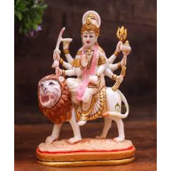  Ladekor Marble Durga Statue