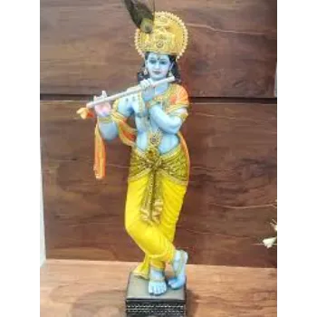  Hindu Marble Krishna Statue