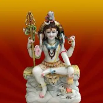 Amazing Mart Marble Shiva Statue