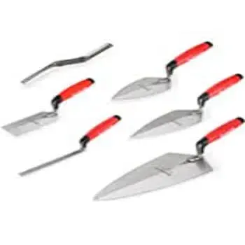 Bricklaying Mason Tool ANCHOR 5 PIECE MASONARY TROWEL SET