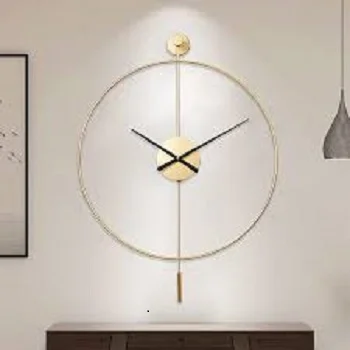 Shisedeco Classical Large Metal Wall Clock