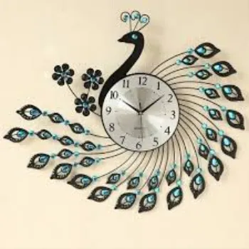 Phoenix Peacock Wall Clock 