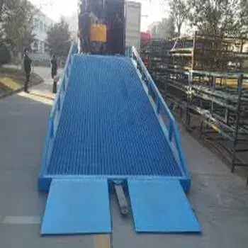 Blue Mobile Dock Leveller