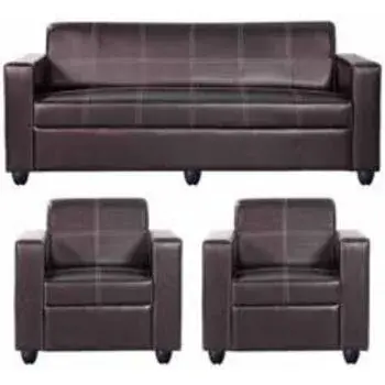 Leatherette Office Sofa