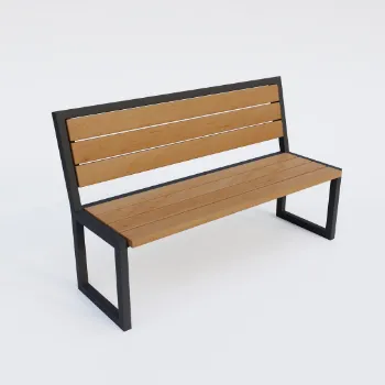 Metal Outdoor Bench