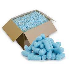 Blue Color Packing Peanuts