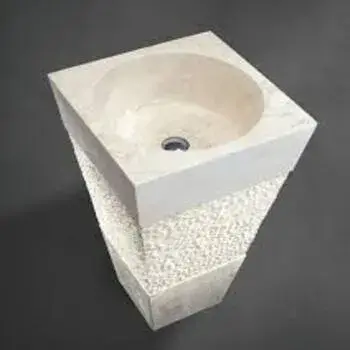 White Pedestal Wash Basin