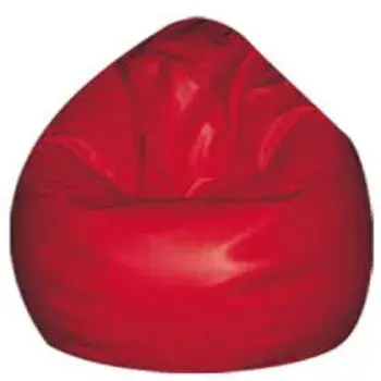 Red Leather Bean Bag