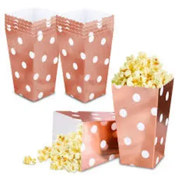 Printed Popcorn and French Fries Boxes