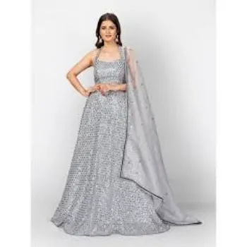 Modern Semi Stitched Lehenga