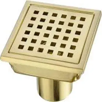 Modern, Brass, Shower Drain