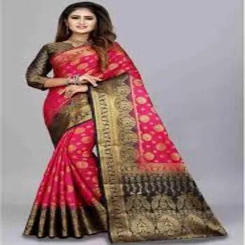 New Printed Silk Banarasi Sarees