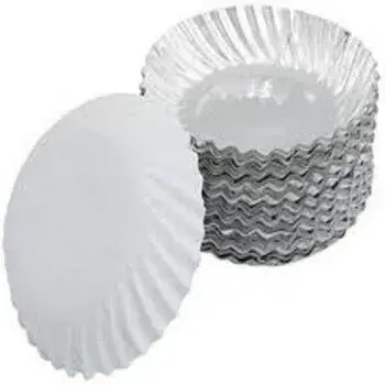 Silver Foil Paper Plates