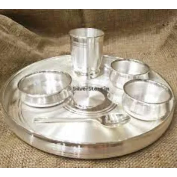 Mangala Gowri Enterprises Silver Thali