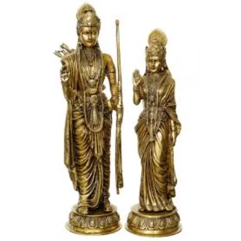  Golden Sita Ram Statue