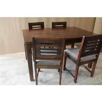 Polished Square Dining Table