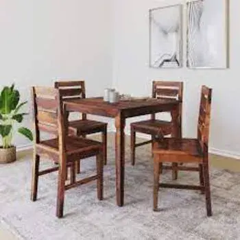 Wooden Square Dining Table