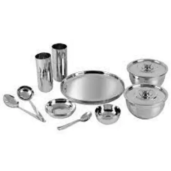 Antique Stainless Steel Dinner Set