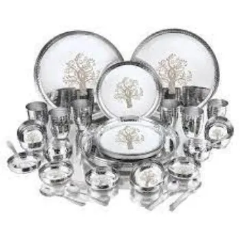 Mangala Gowri Enterprises Stainless Steel Dinner Set