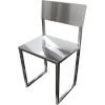 Polished Steel Chair