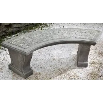 Specific Finish Stone Garden Bench