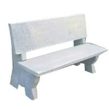 Plain Stone Garden Bench