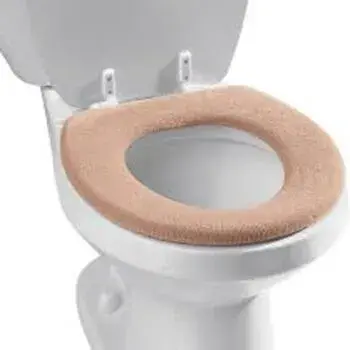 Brown Toilet Seat Cover