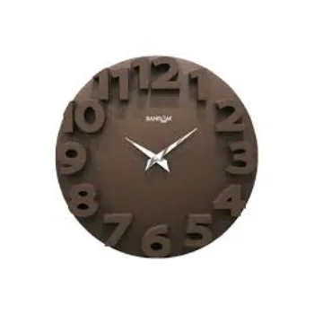 Random Plastic Round Shape Wall Clock