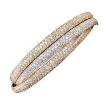  White Gold Bangles