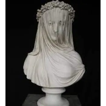  Lady White Marble Statue