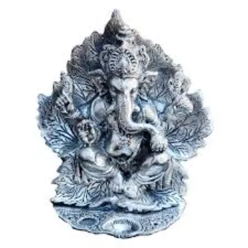  ECraftIndia Metal Lord Ganesha on Flower