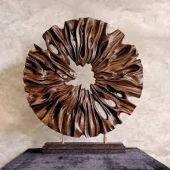 Flower Wood Sculpture – Manufacturer, Supplier, and Wholesaler