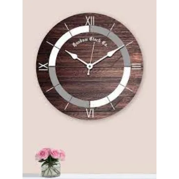  Modern Wall Clocks Wooden Roman Clock