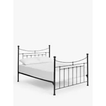 Polished Wrought Iron Bed